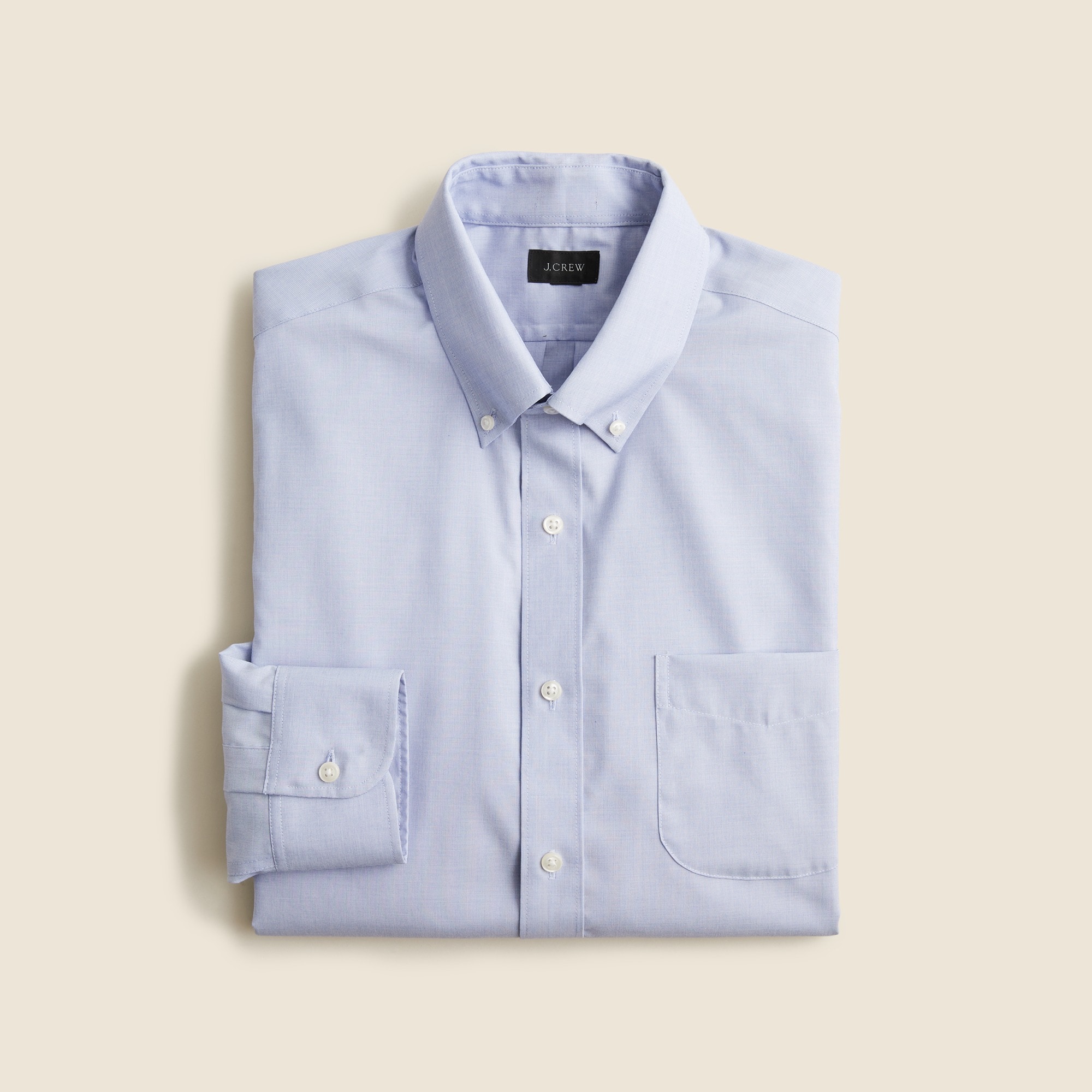 mens Bowery wrinkle-free dress shirt with button-down collar