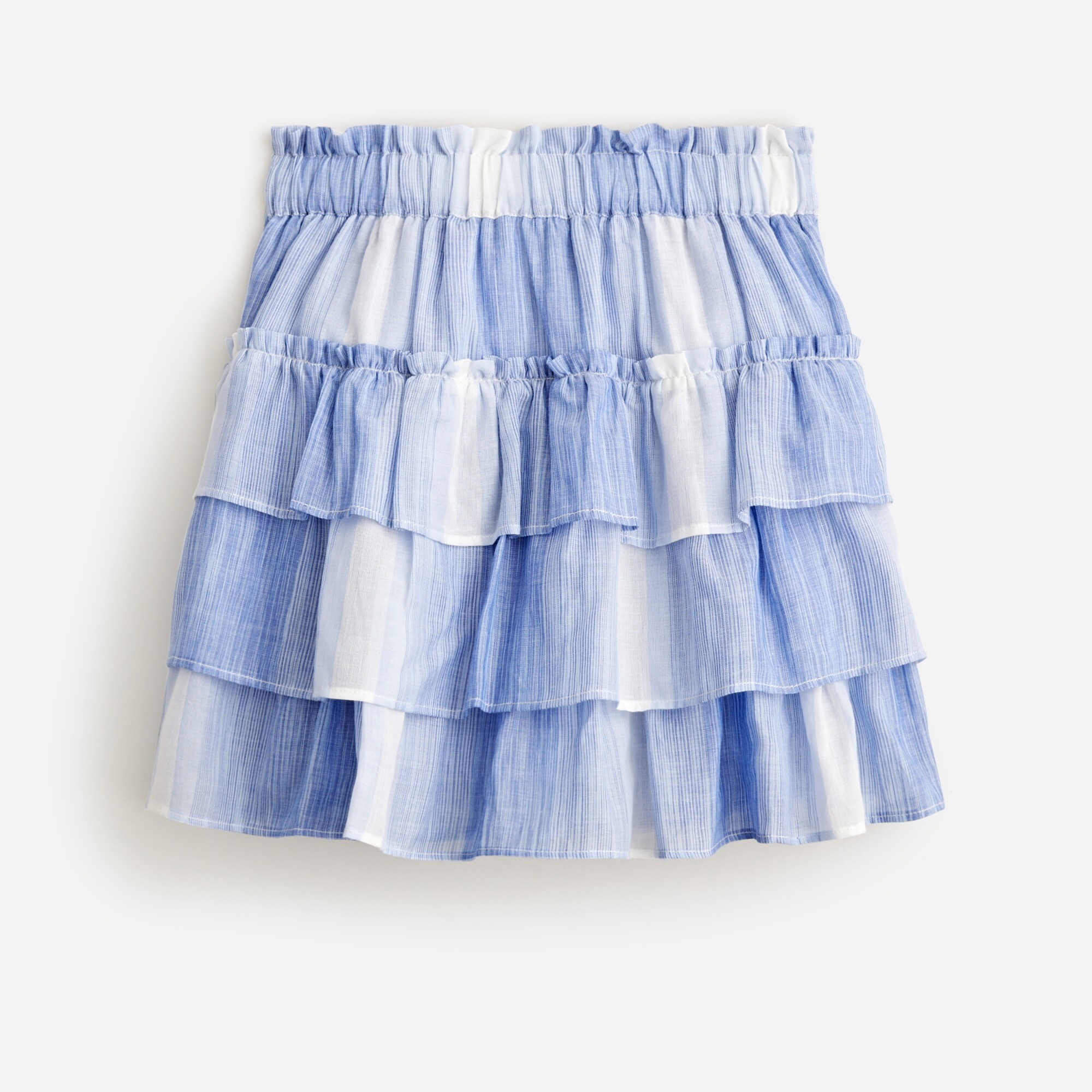 womens Maryam Nassir Zadeh X Crewcuts girls' ruffle skirt in cotton