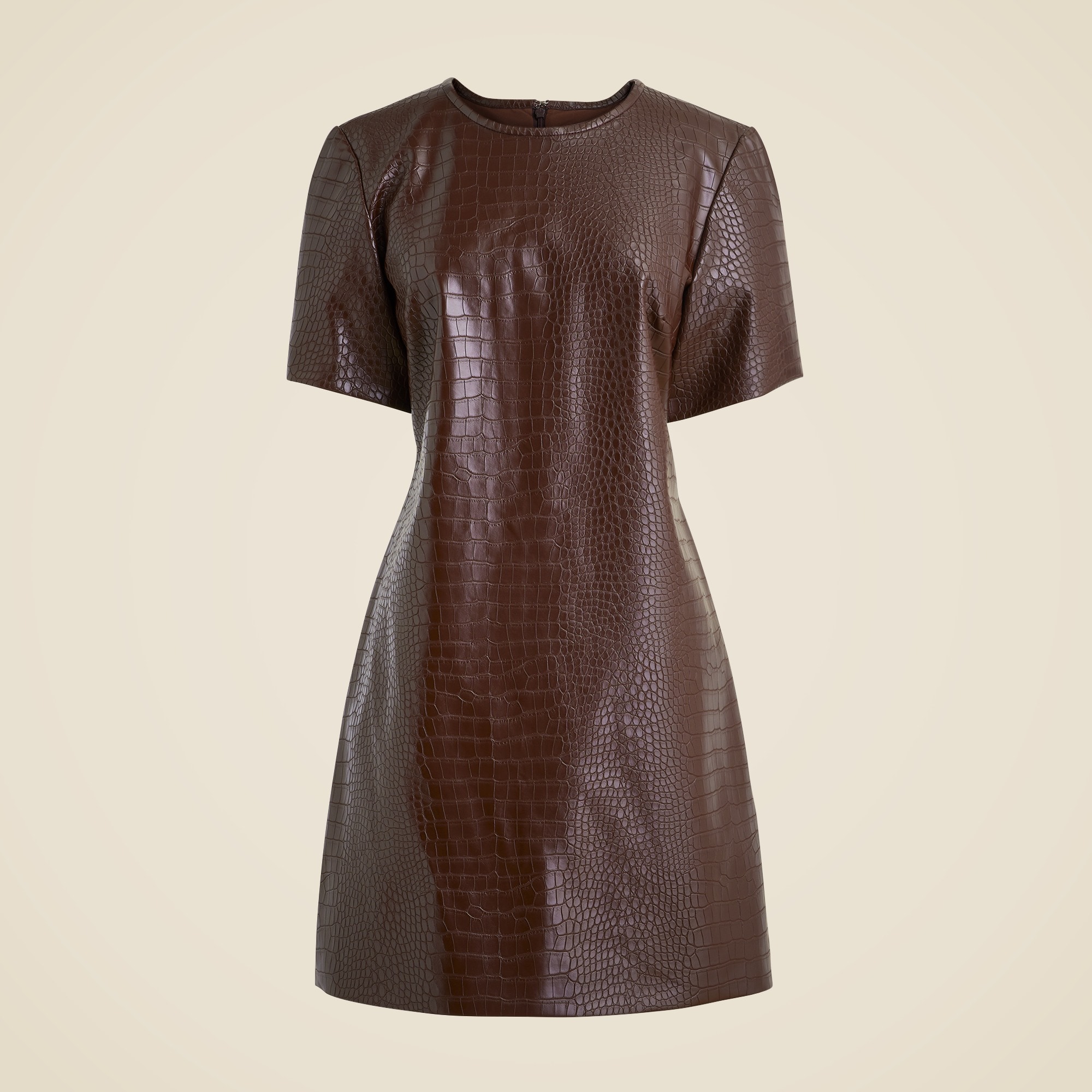 womens Collection croc-embossed mini dress