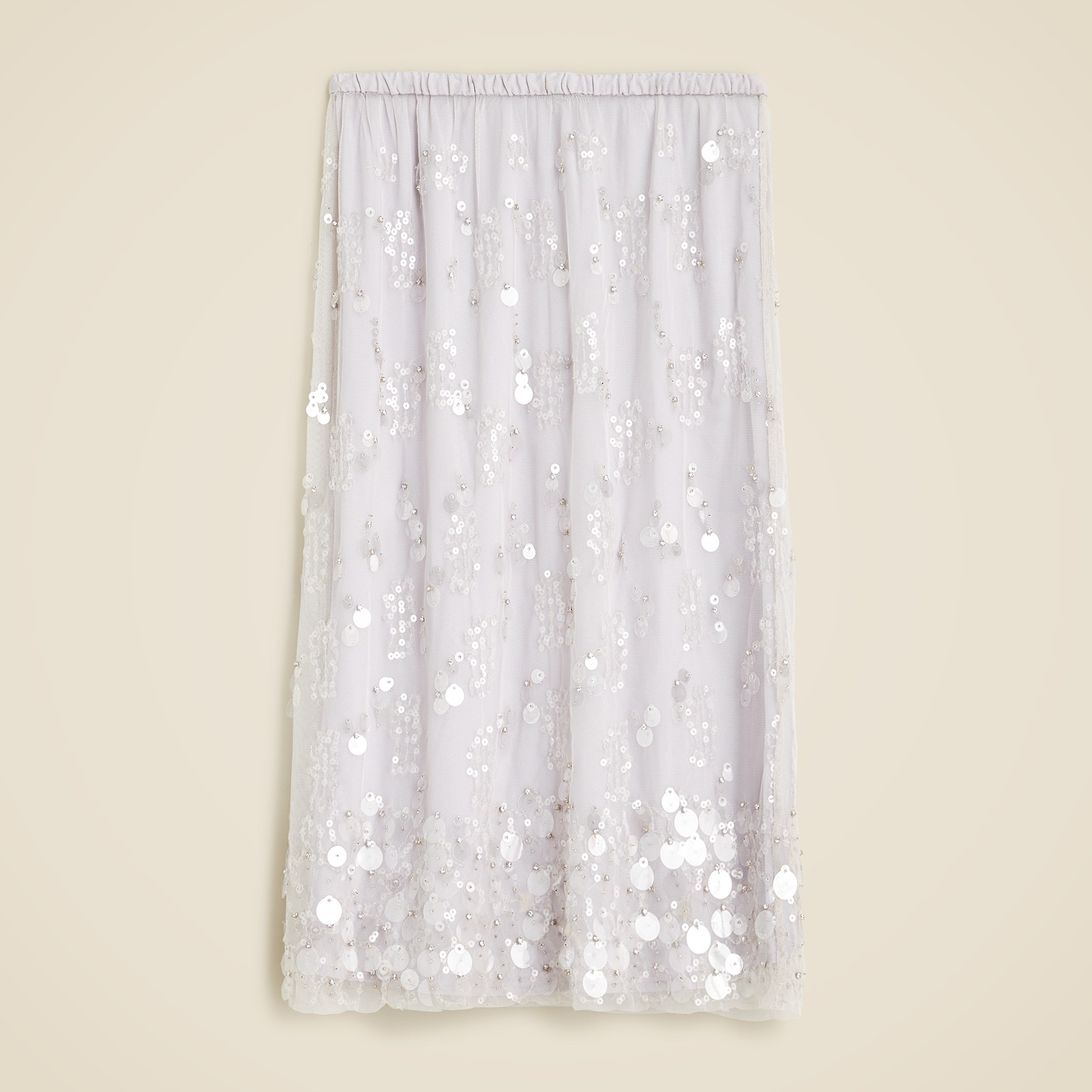 womens Collection flower-sequin midi skirt