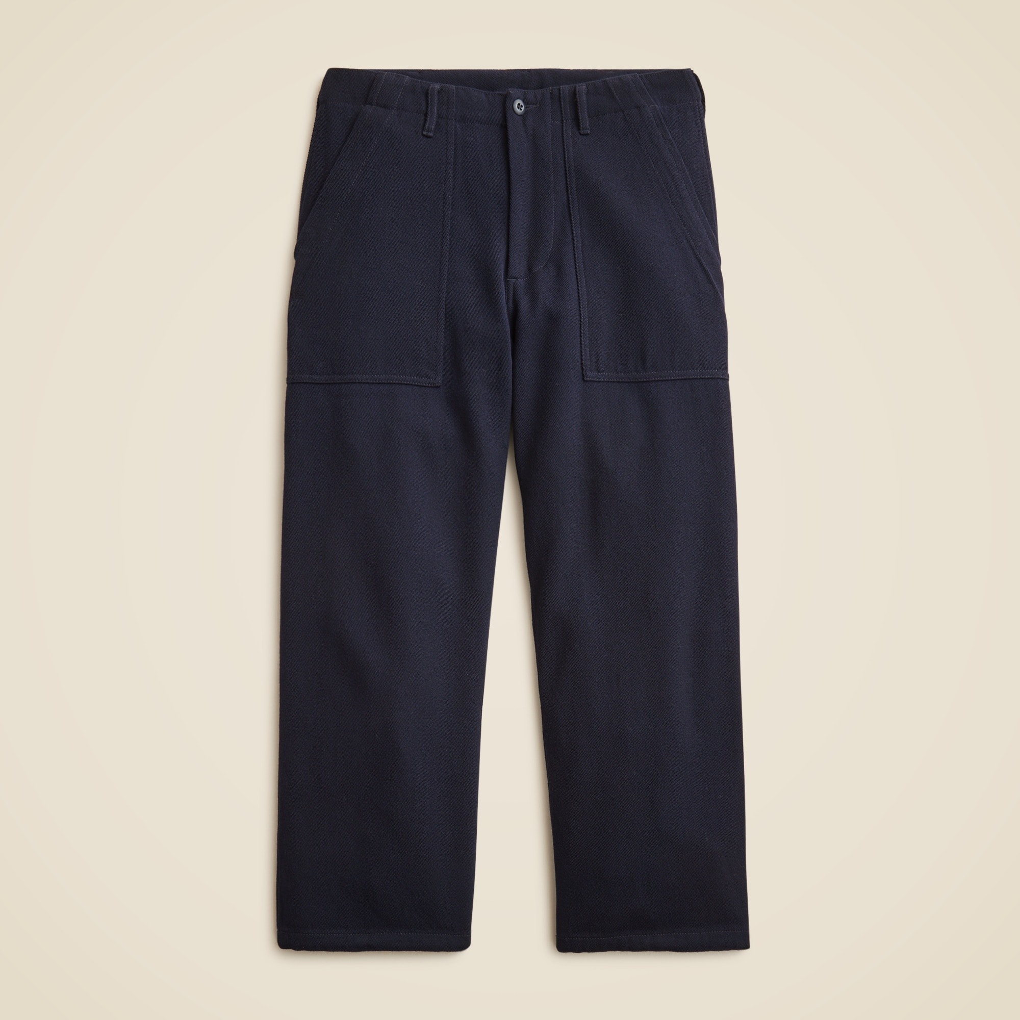 mens BEAMS PLUS military utility trouser in wool