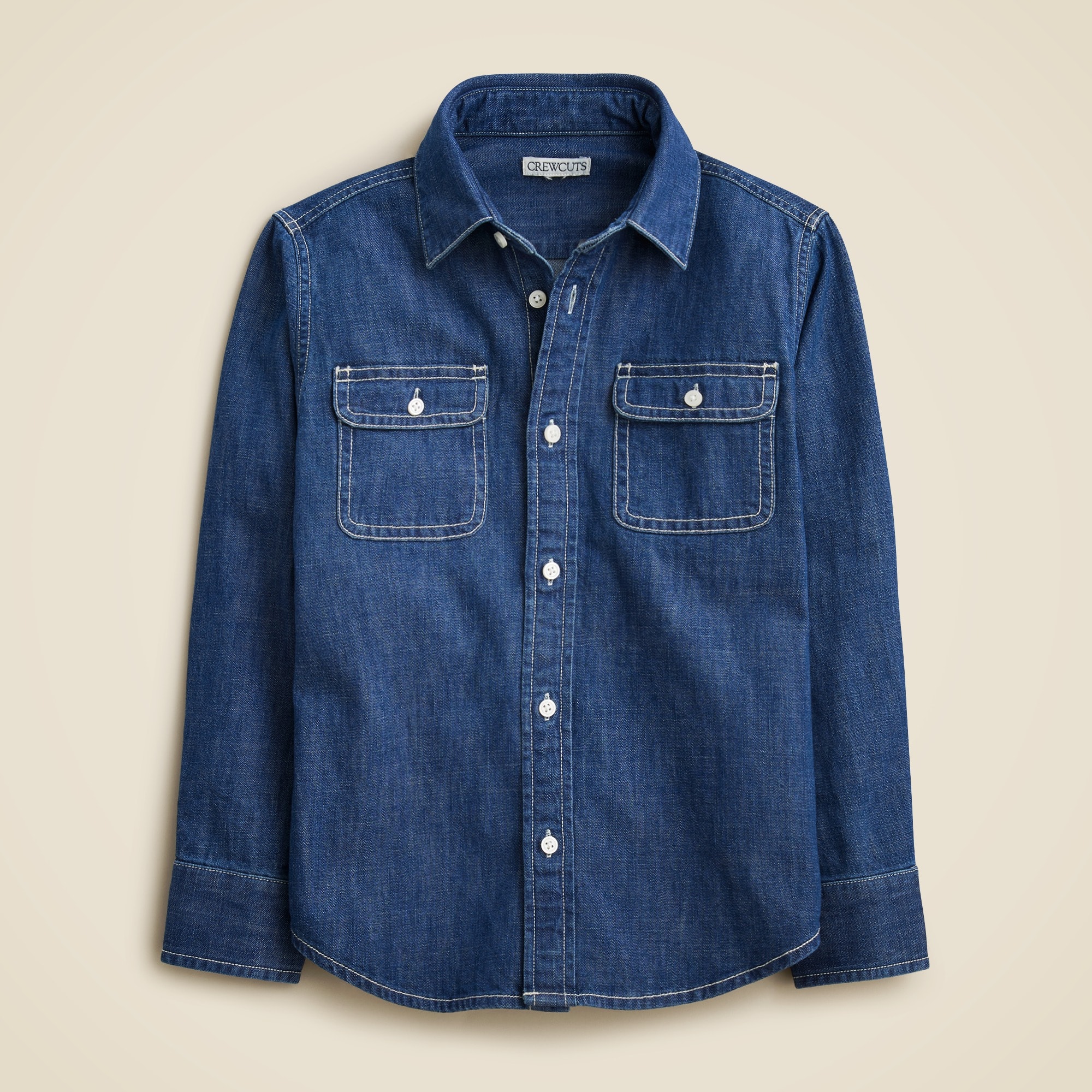 boys Kids' denim twill workshirt