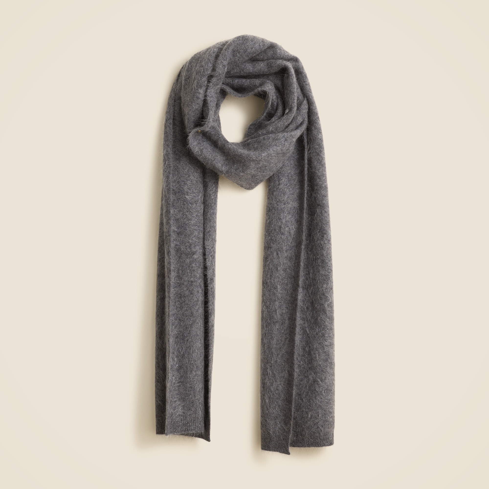 womens Brushed cashmere scarf