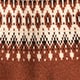 Cashmere diamond Fair Isle sweater RUST CREAM CHOCOLATE