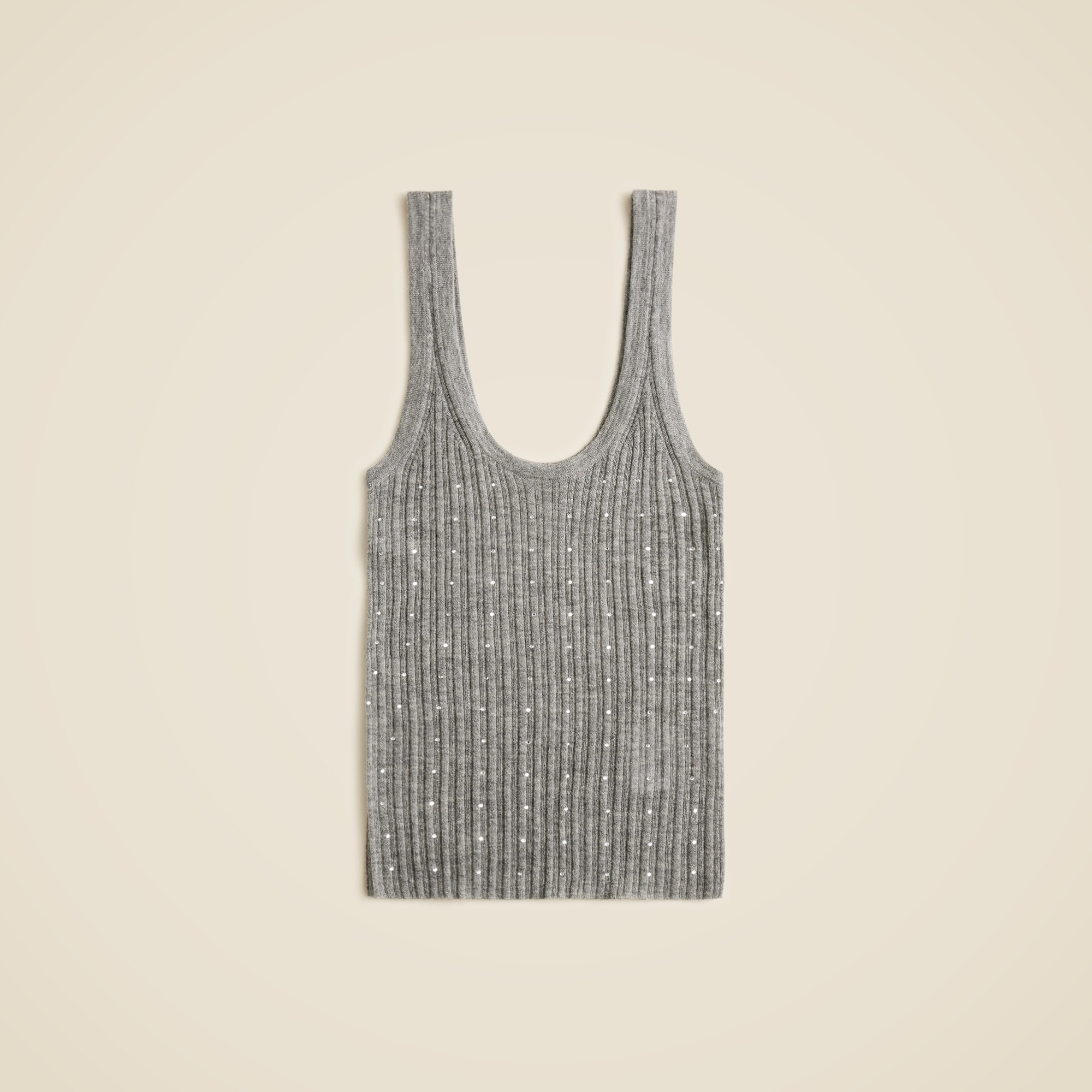 womens Featherweight cashmere embellished sweater-tank