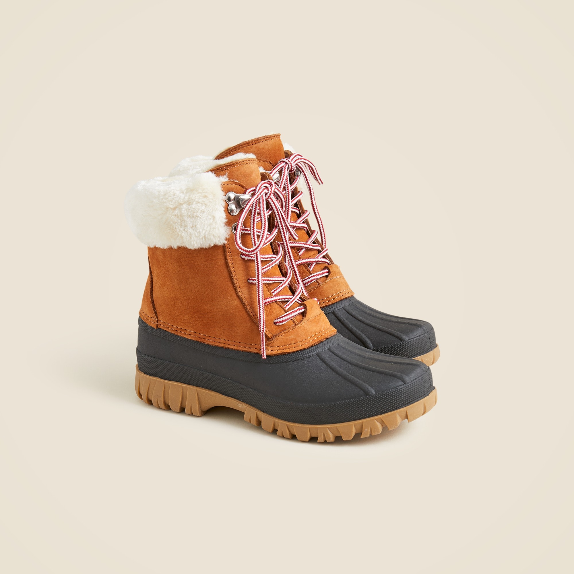 womens Perfect Winter boots in nubuck and sherpa