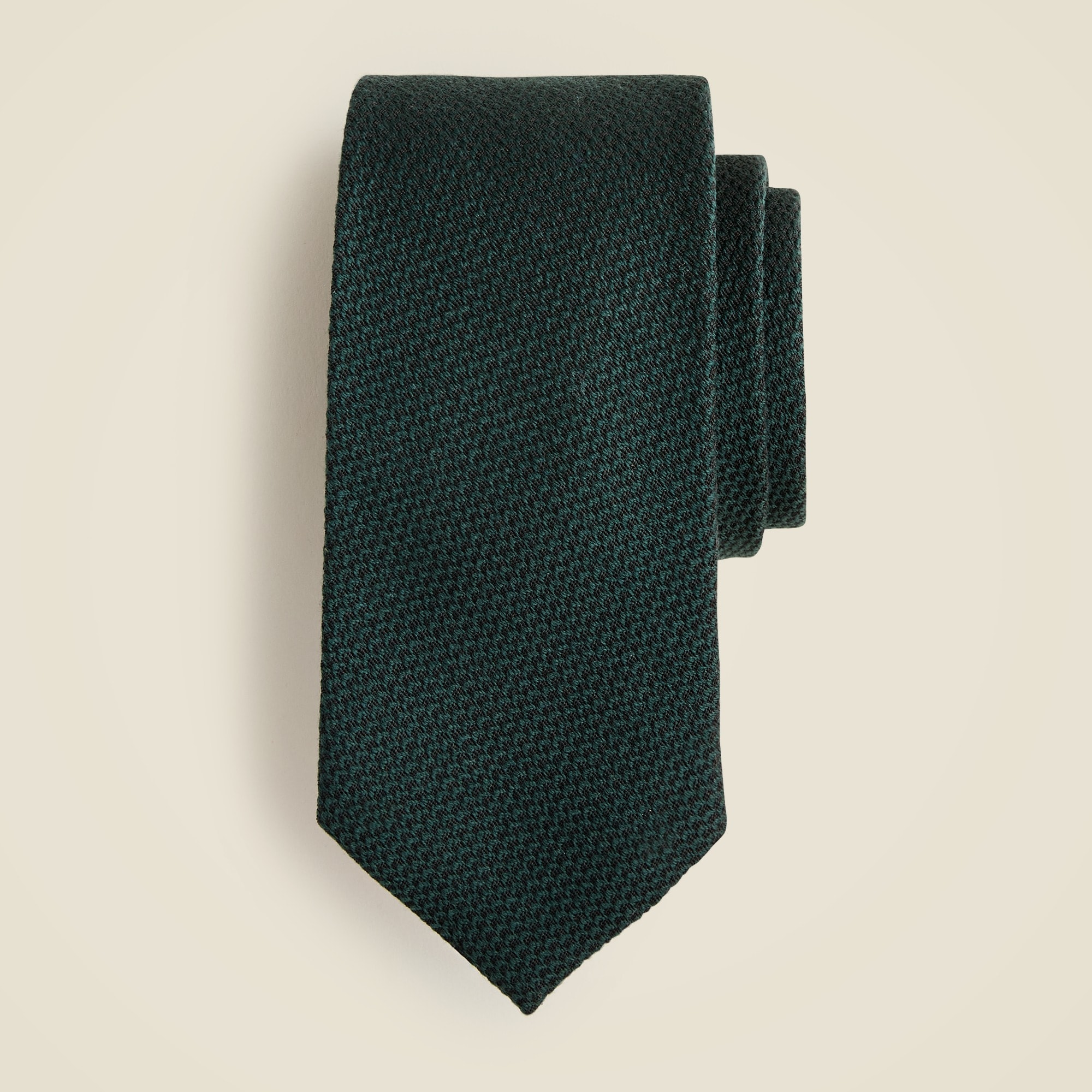 mens English cotton-wool blend tie