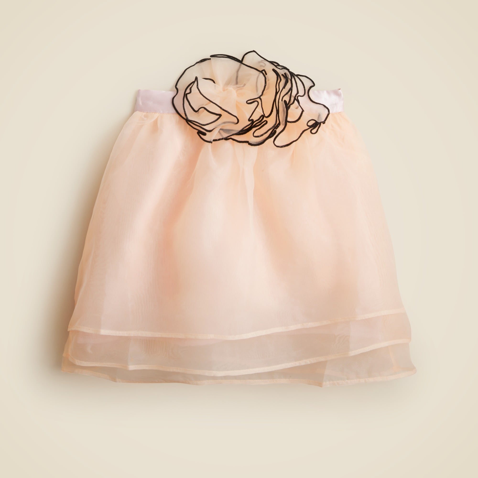 girls Girls' rosette skirt in organza