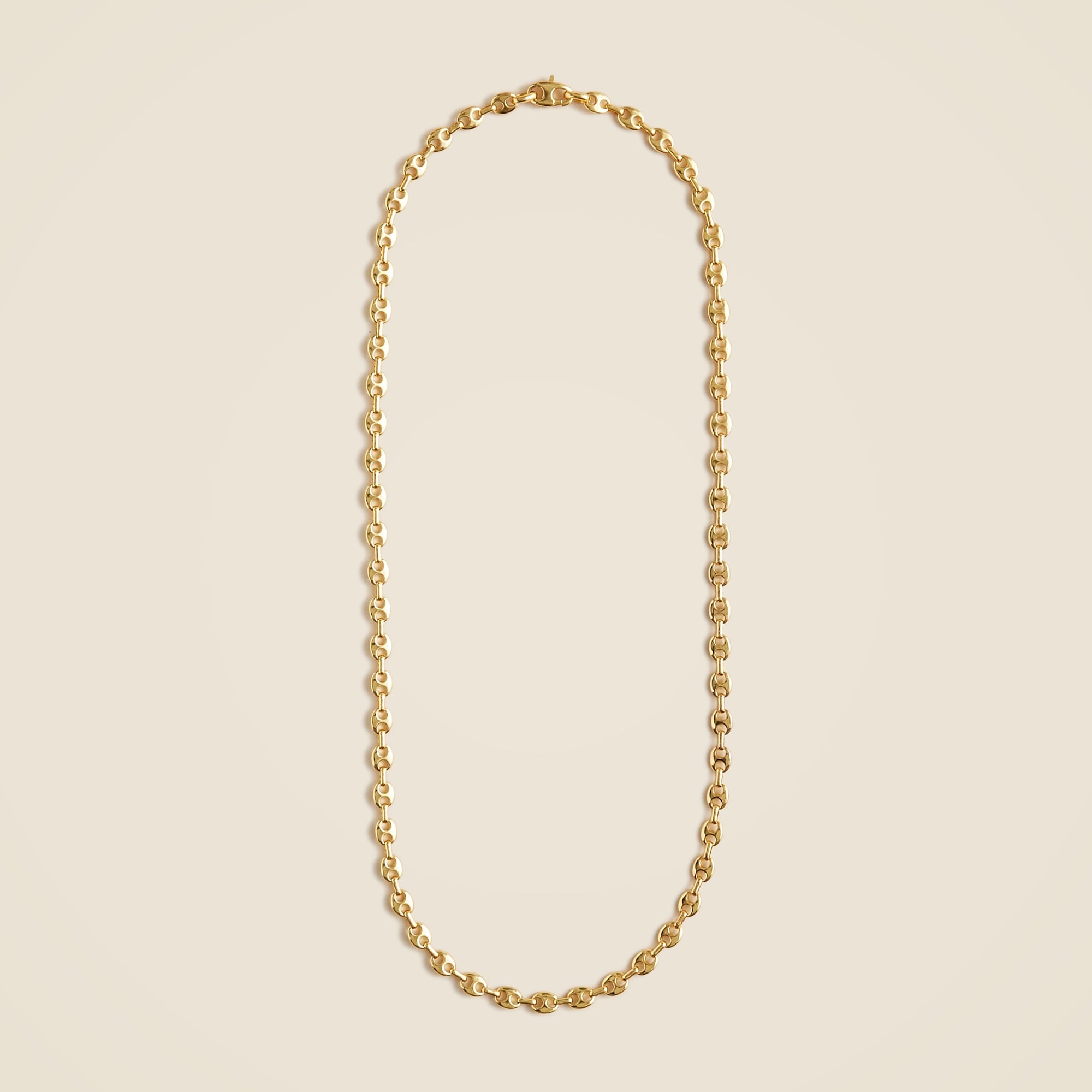 womens Long chainlink necklace