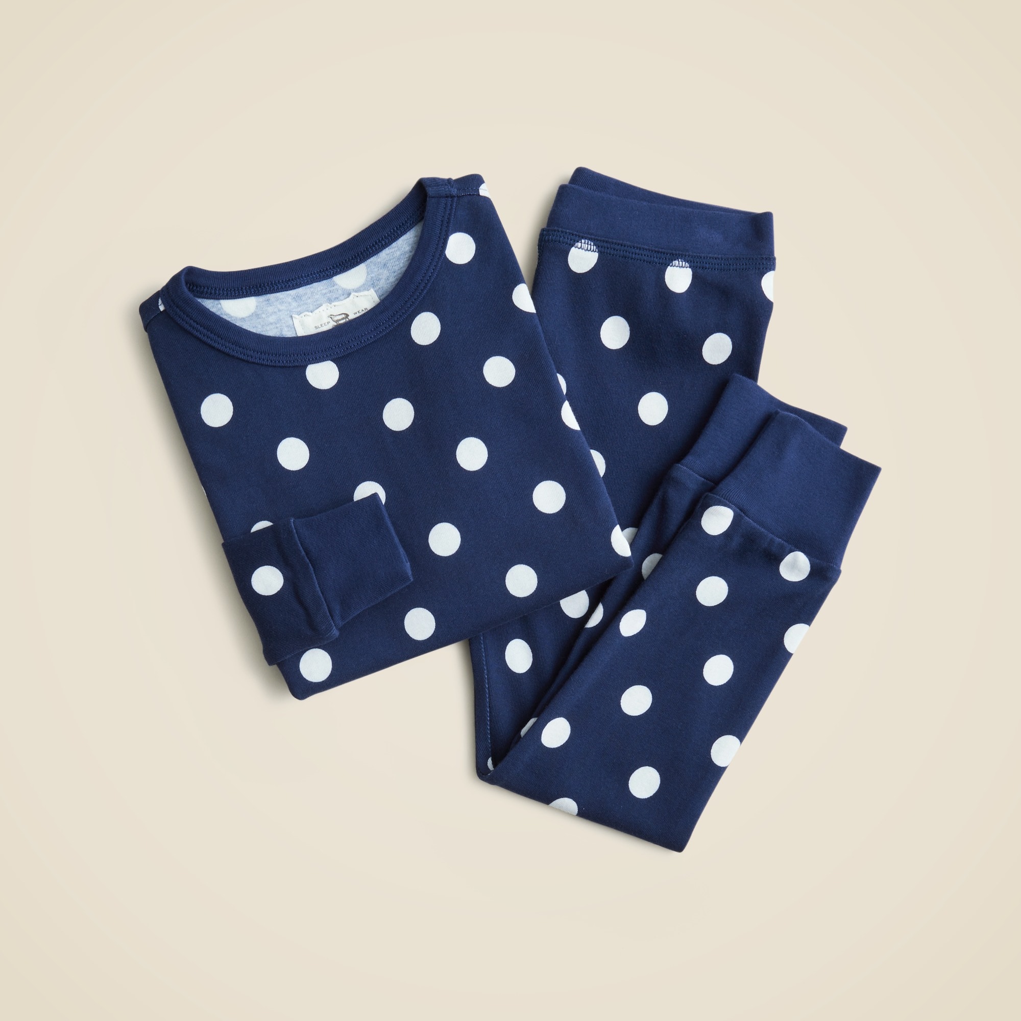  Girls' long-sleeve printed sleep set