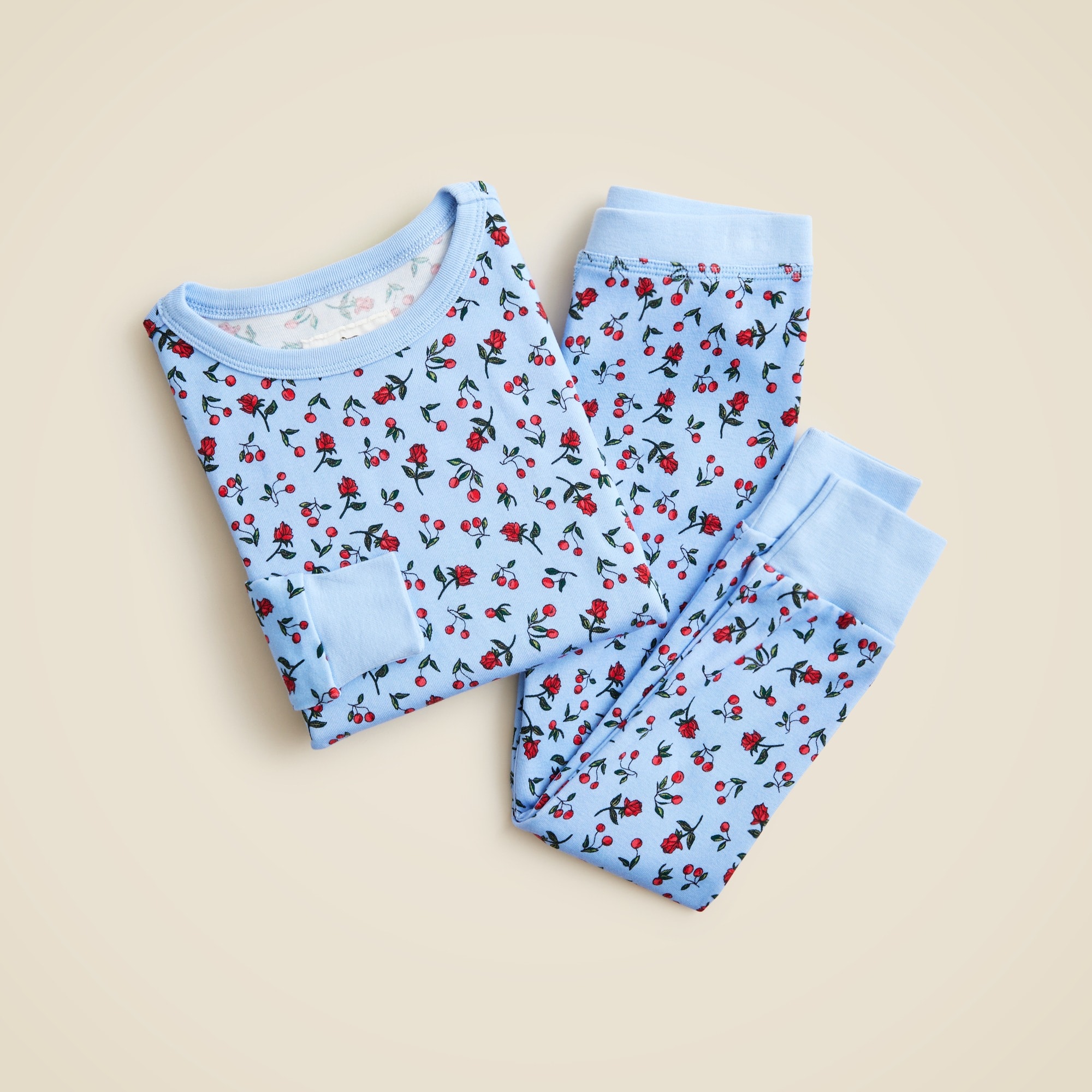 girls Girls' long-sleeve printed sleep set