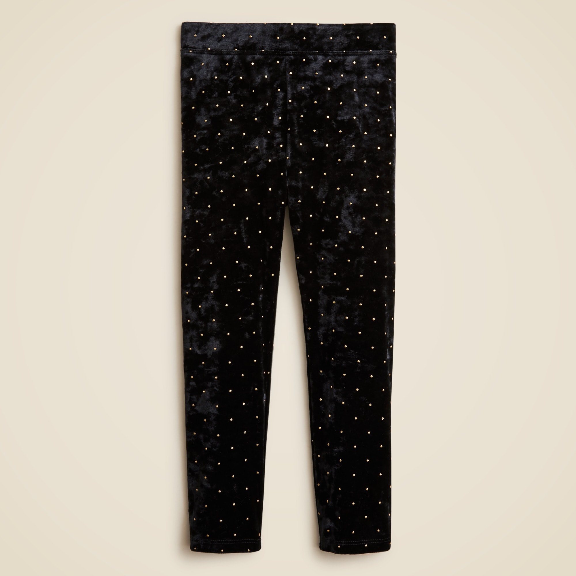 girls Girls' studded velvet leggings