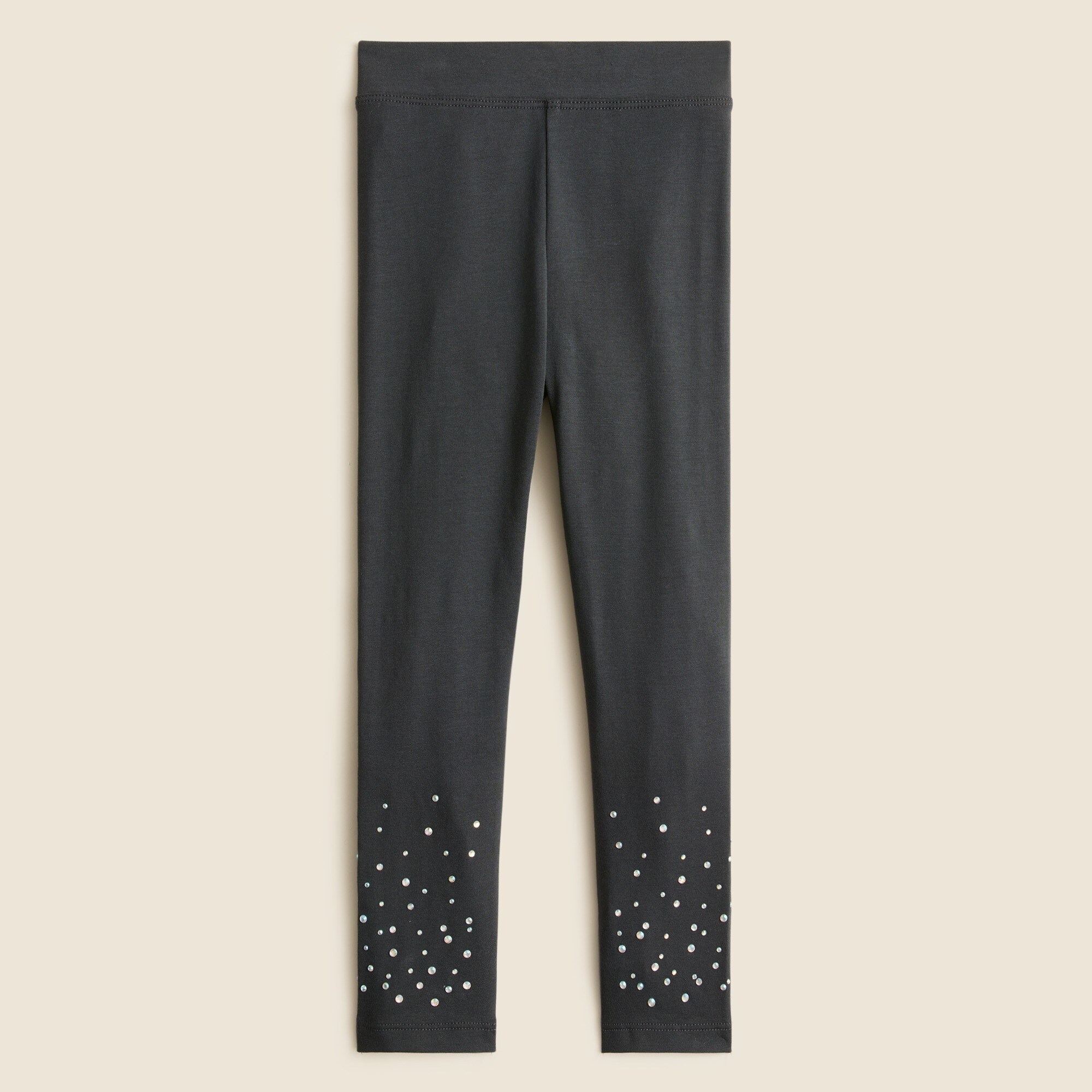 girls Girls' everyday leggings with hotfix crystals