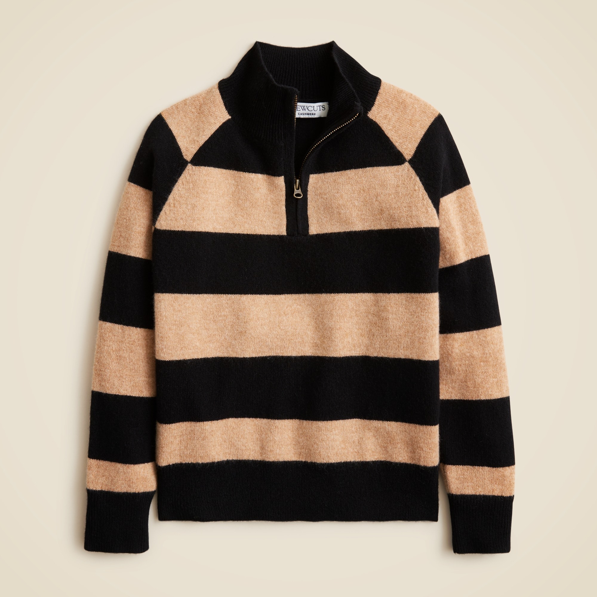 boys Kids' cashmere half-zip pullover sweater