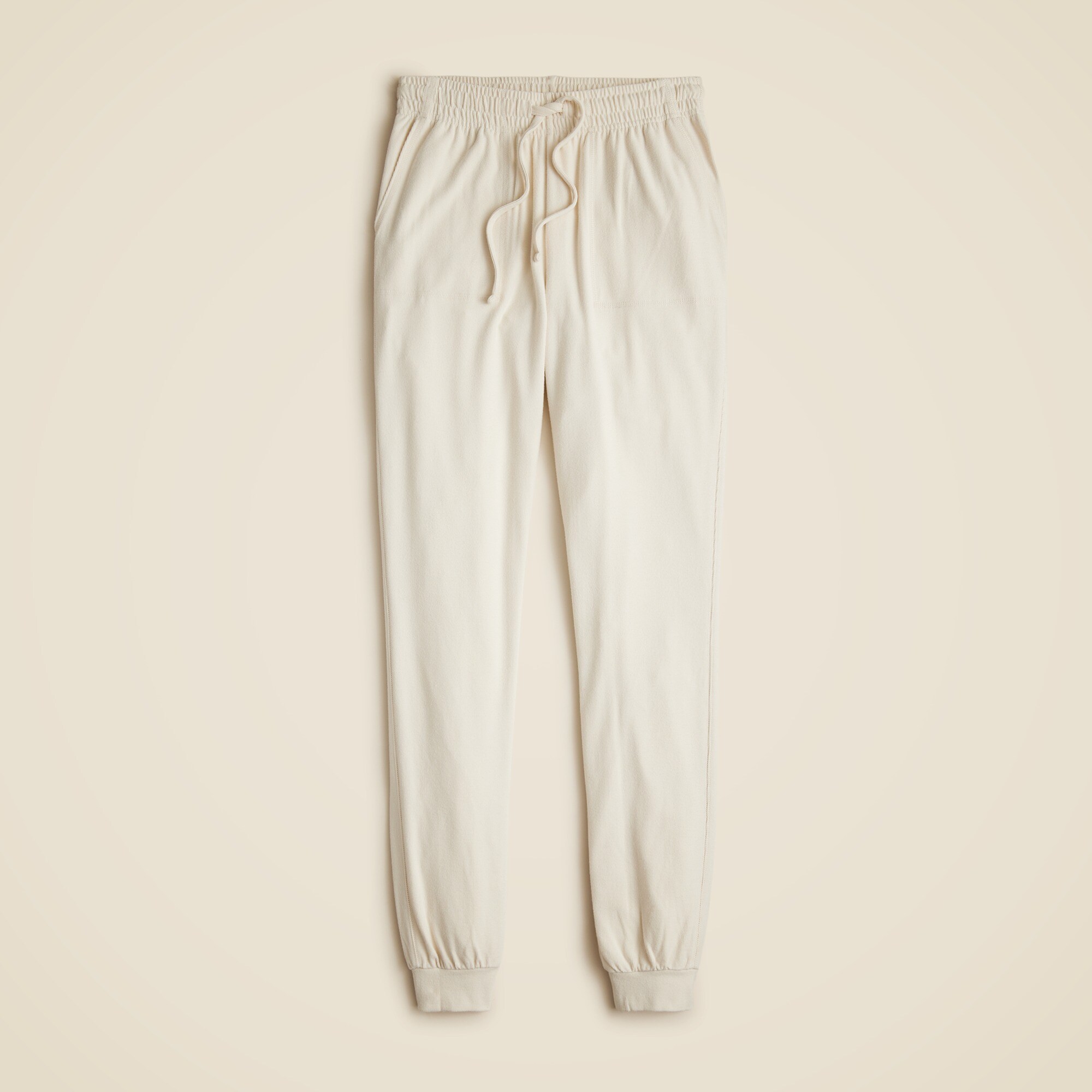 womens Soft rib jogger pant