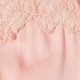 Satin &amp; lace top PARISIAN BLUSH