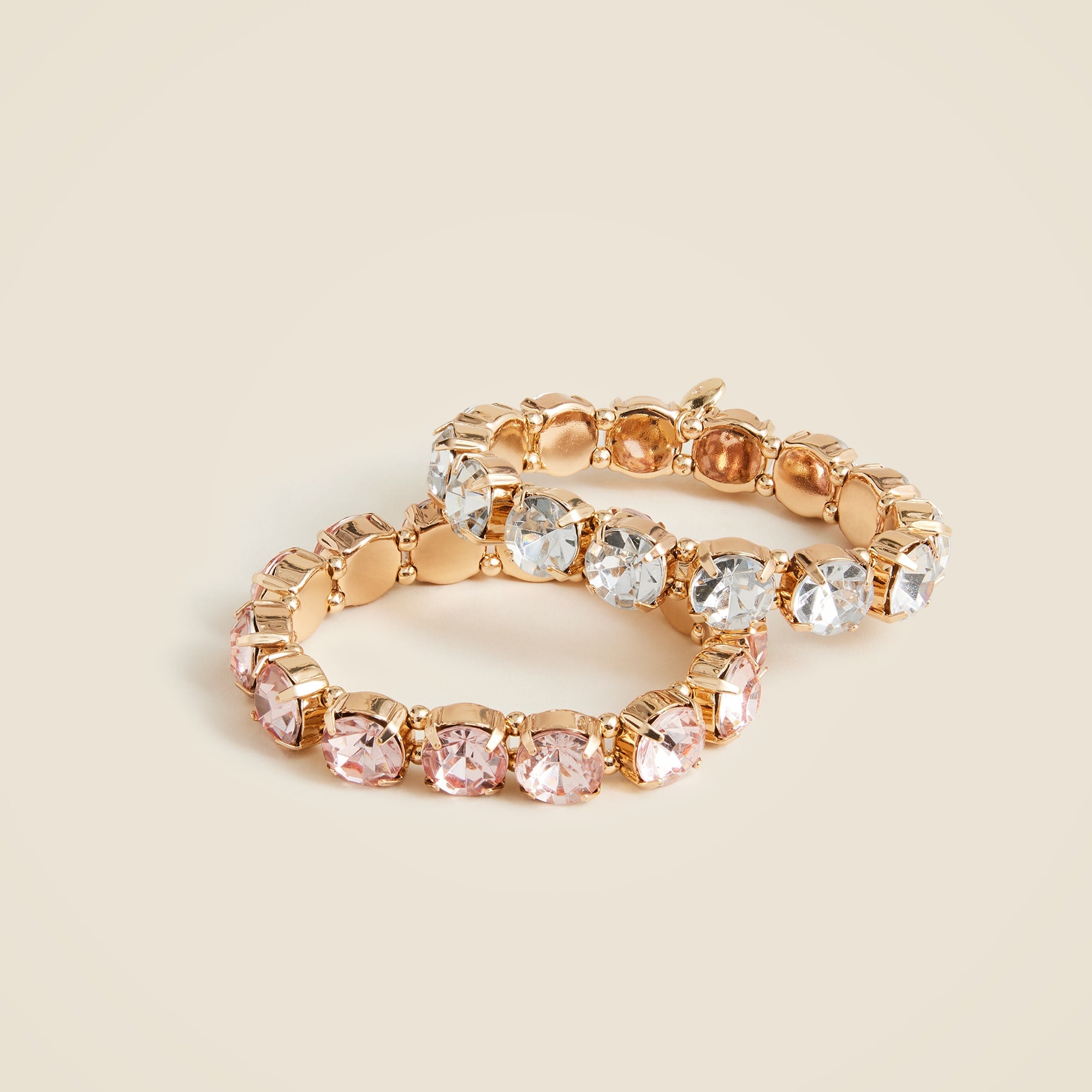 girls Girls' chunky gem bracelets two-pack