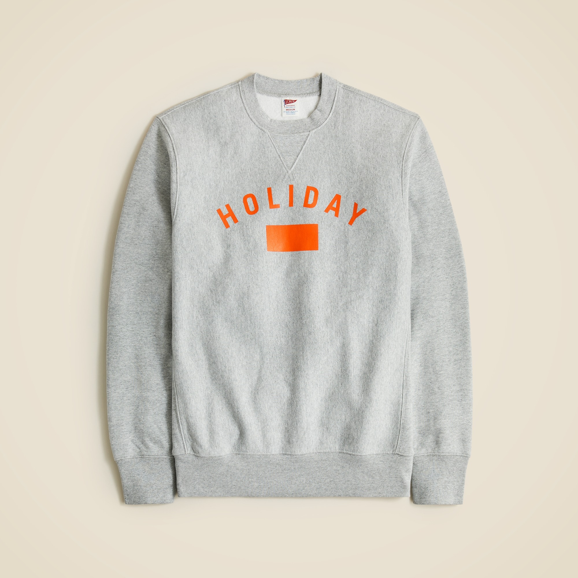 mens Limited-edition Holiday X J.Crew heritage 14 oz. fleece graphic sweatshirt