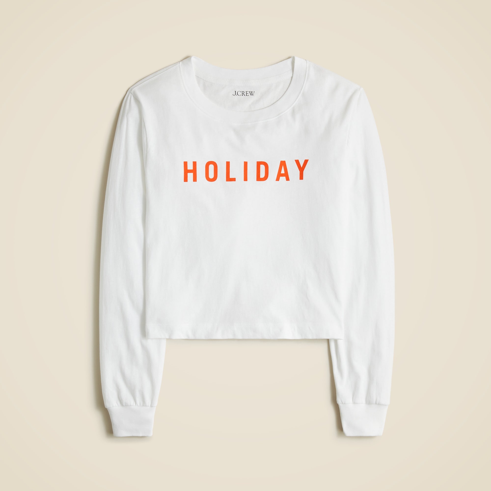 womens Limited-edition Holiday X J.Crew vintage jersey long-sleeve T-shirt