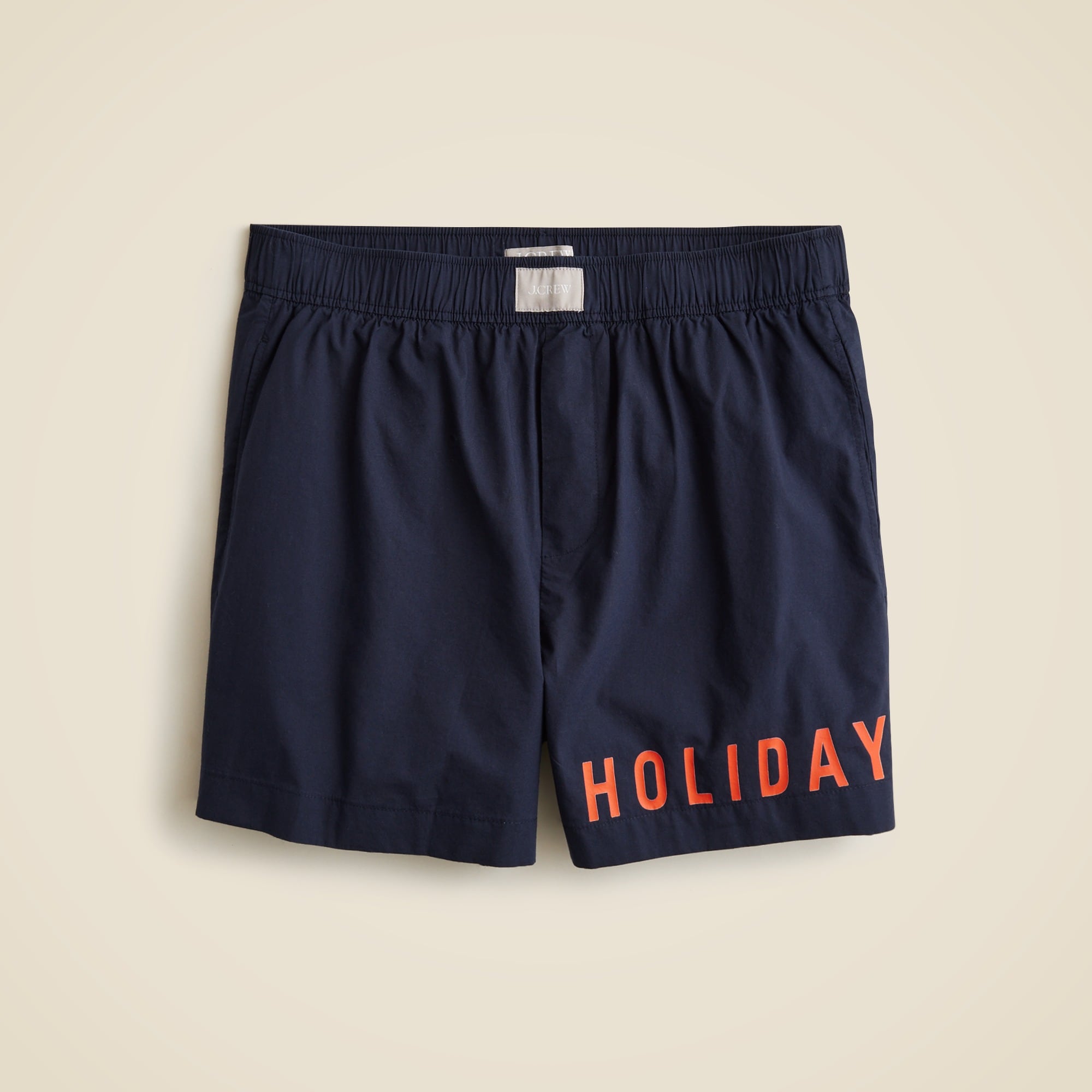 womens Limited-edition Holiday X J.Crew end-on-end cotton boxer short