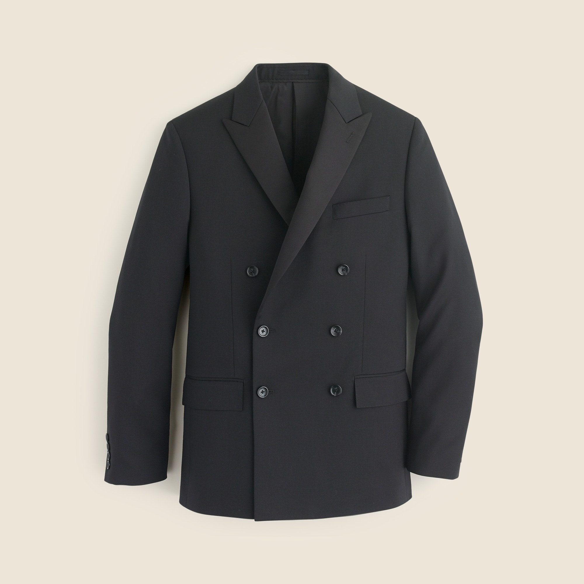 mens Ludlow Slim-fit double-breasted tuxedo jacket in Italian wool