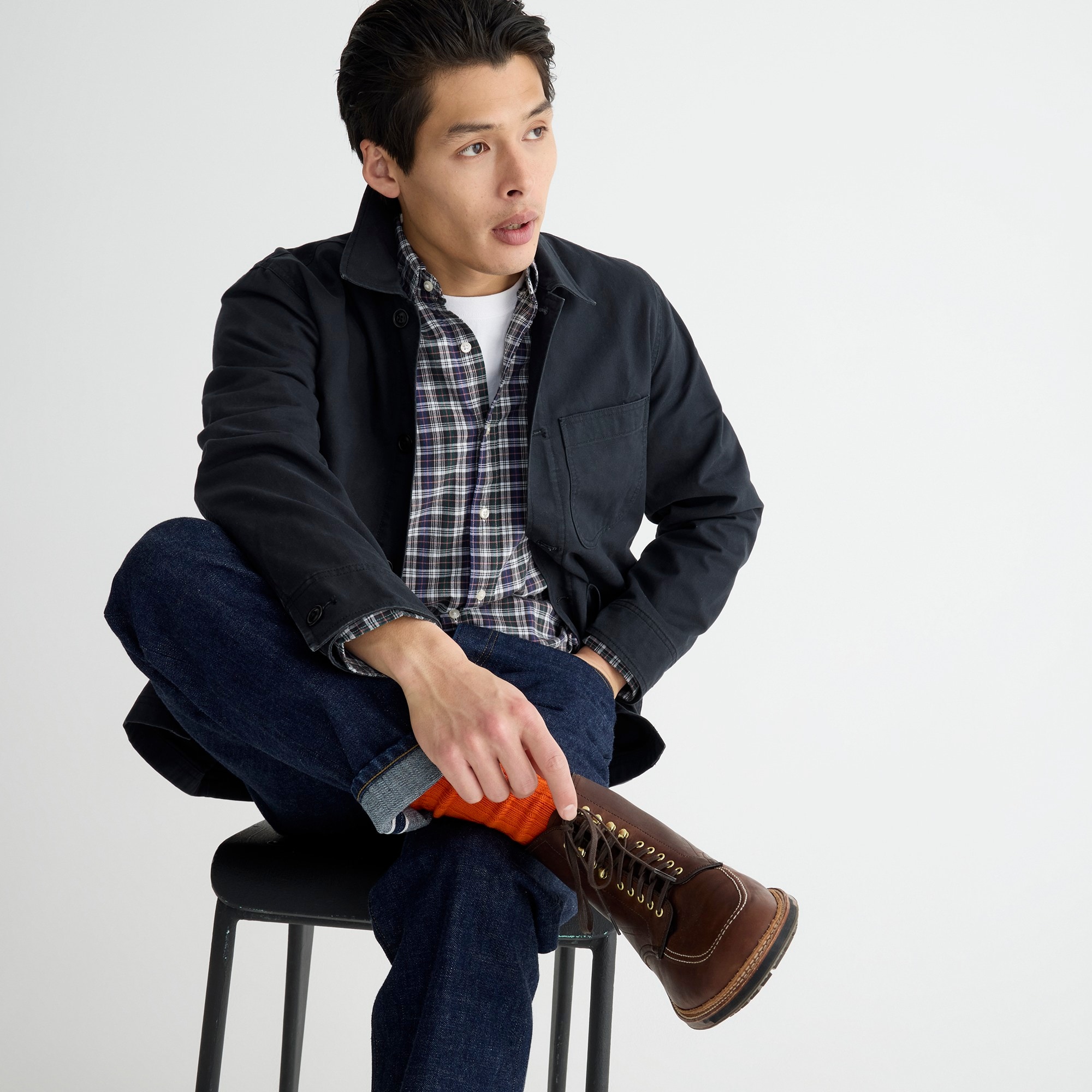 Alden® for J.Crew 405 Indy boots in kudu leather