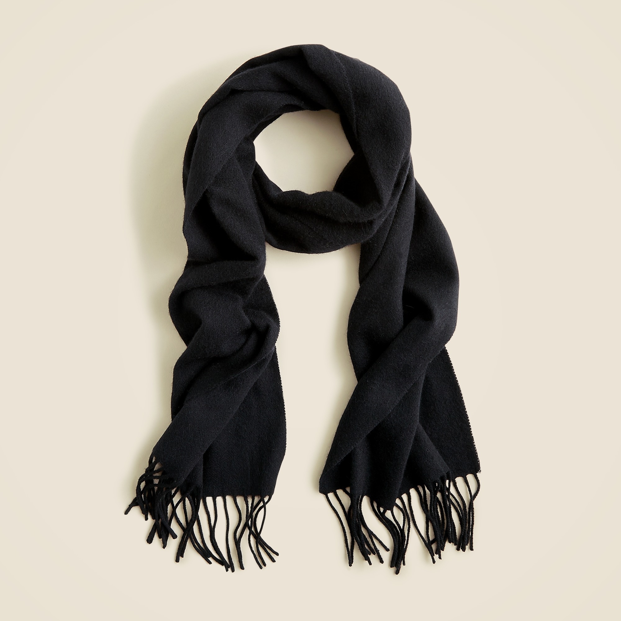 mens Solid cashmere scarf