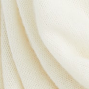 Oversized cashmere wrap IVORY