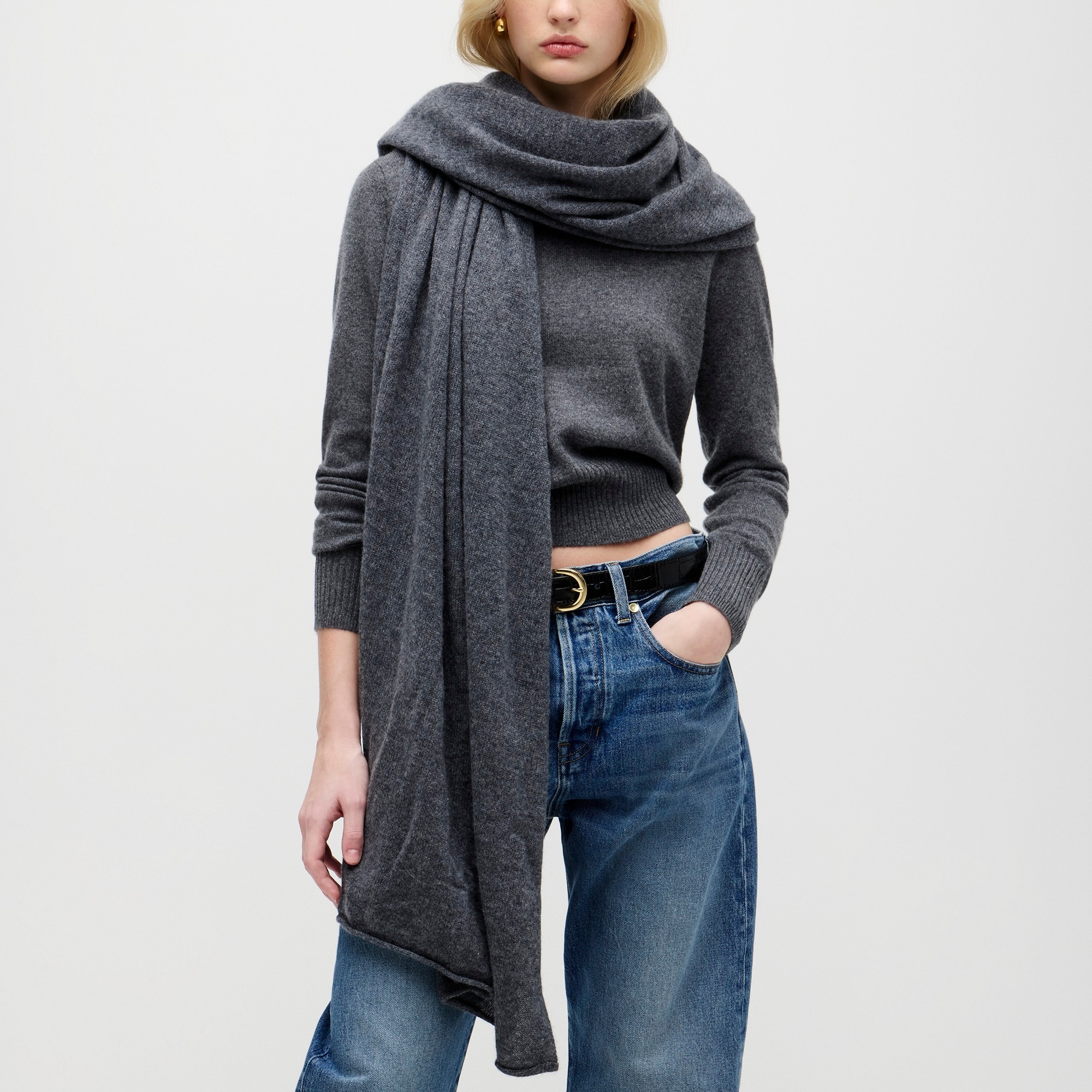 womens Oversized cashmere wrap