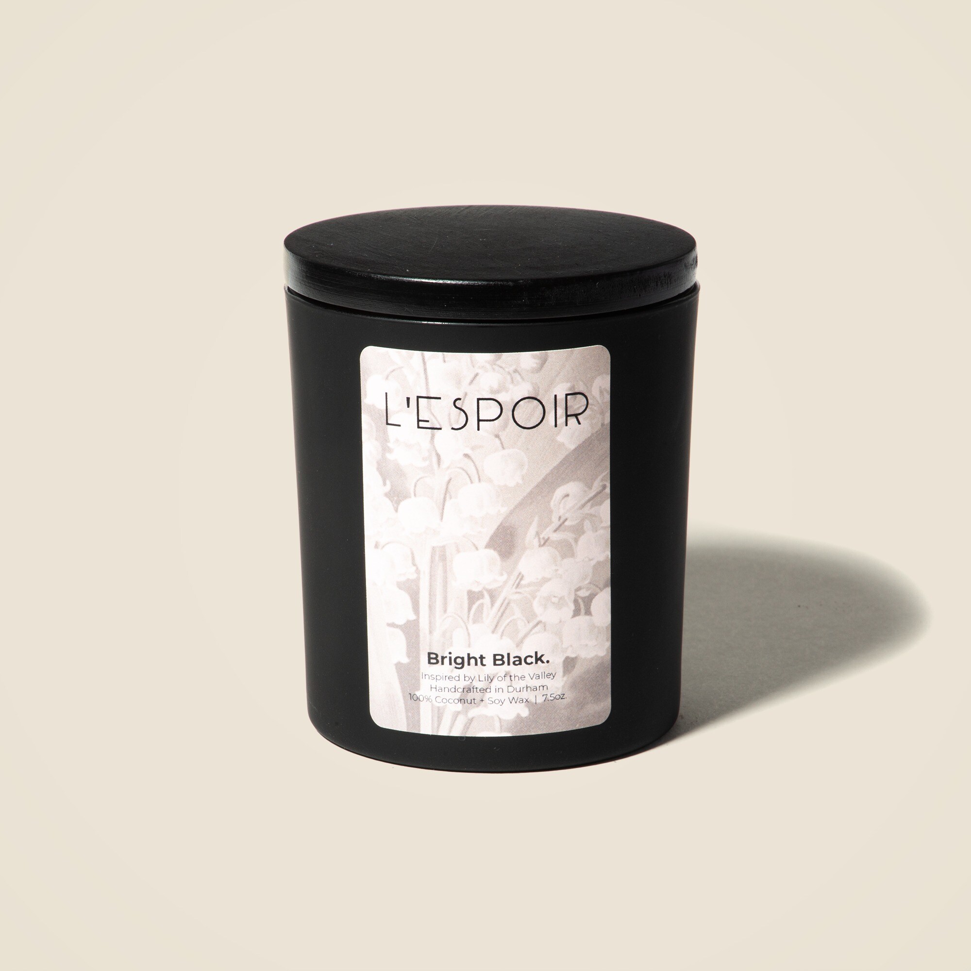 mens Bright Black™ L'espoir candle