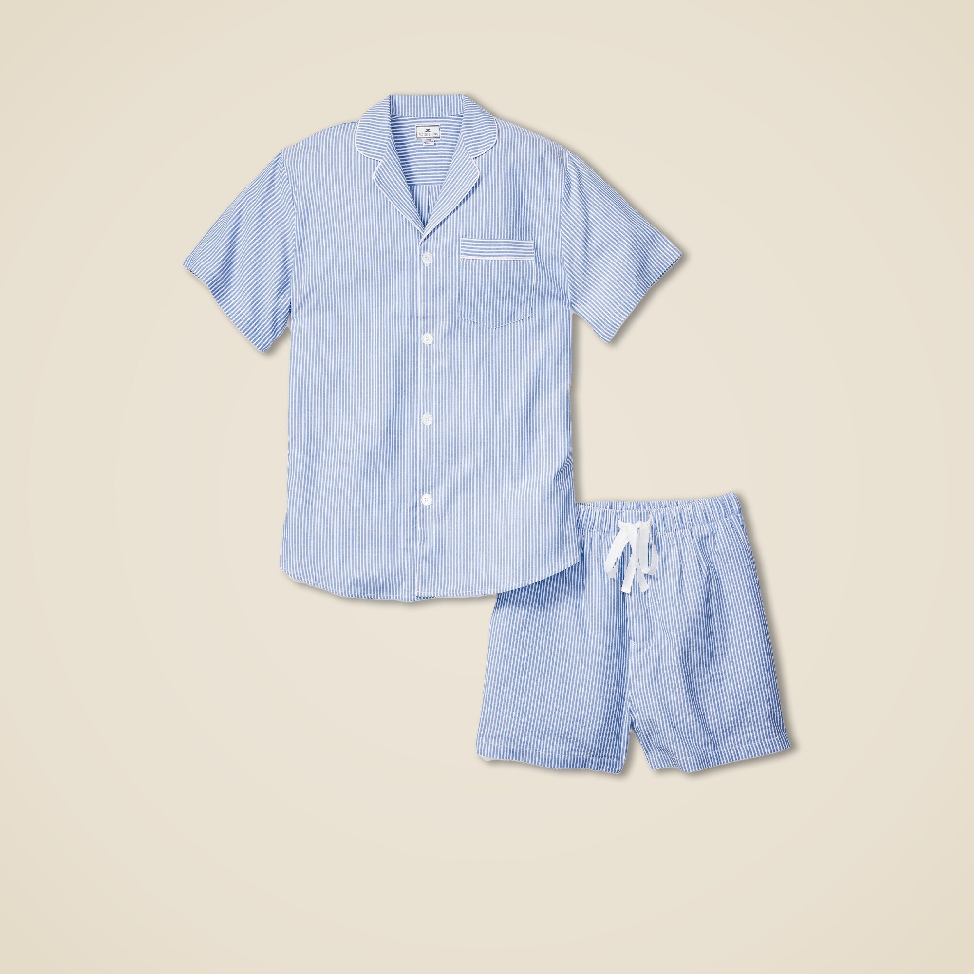 mens Petite Plume™ men's seersucker short set