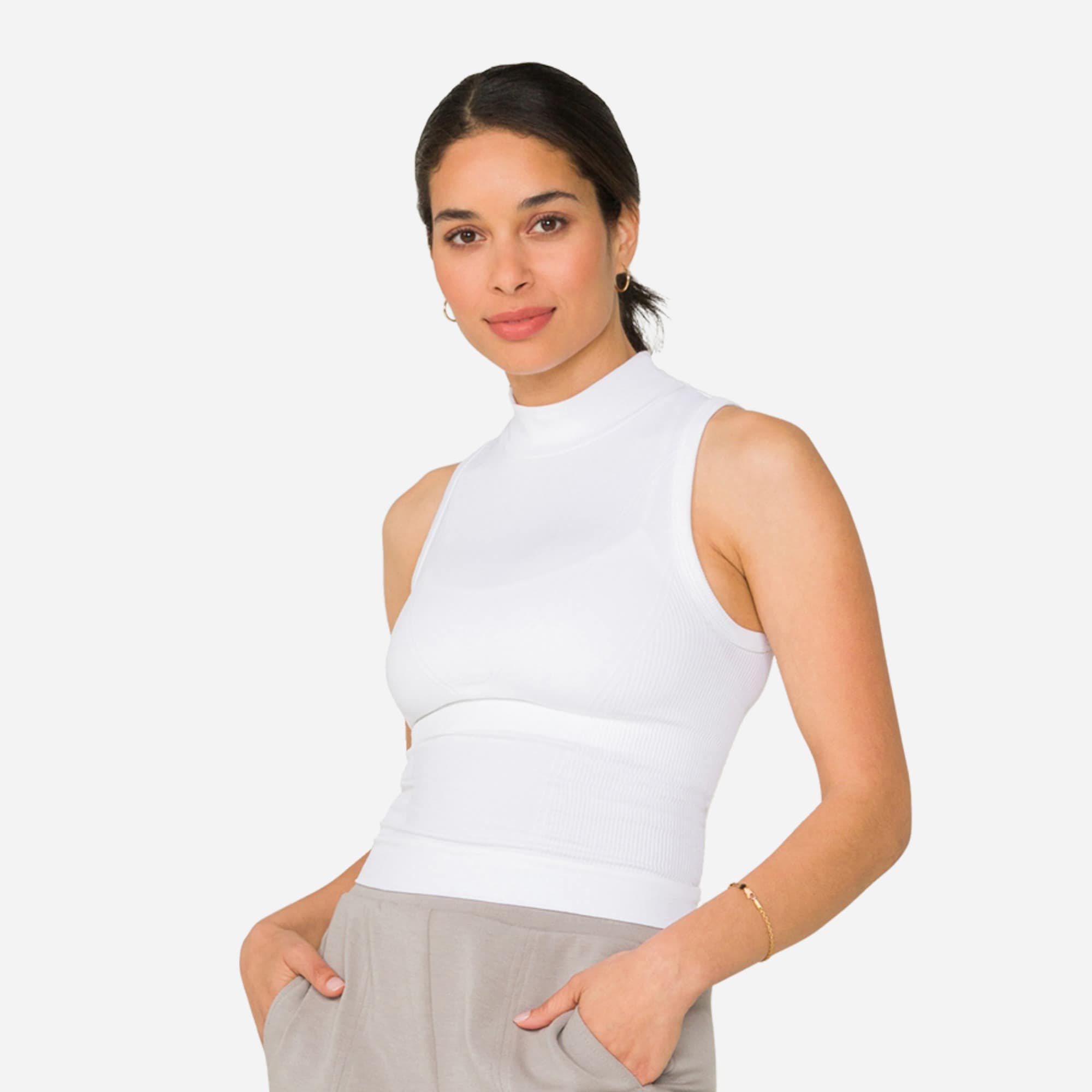 womens Alala&reg; barre mockneck tank top