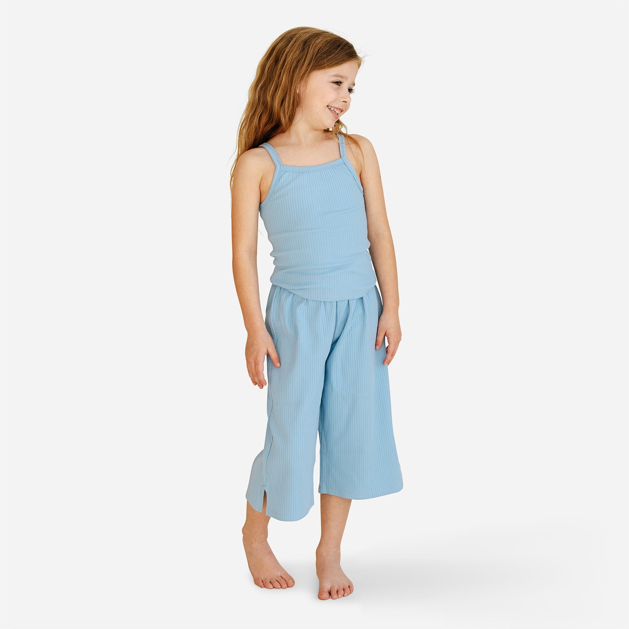 girls La Paloma™ girls' ribbed-knit cotton set