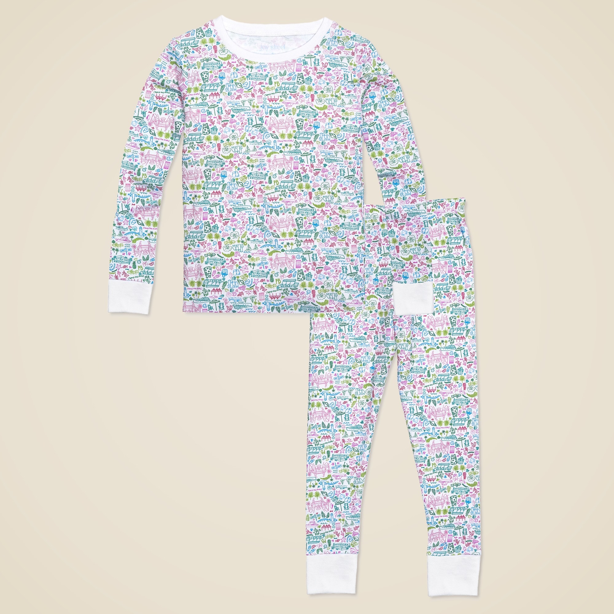 boys Joy Street Kids&trade; kids&apos; Palm Beach two-piece pajamas