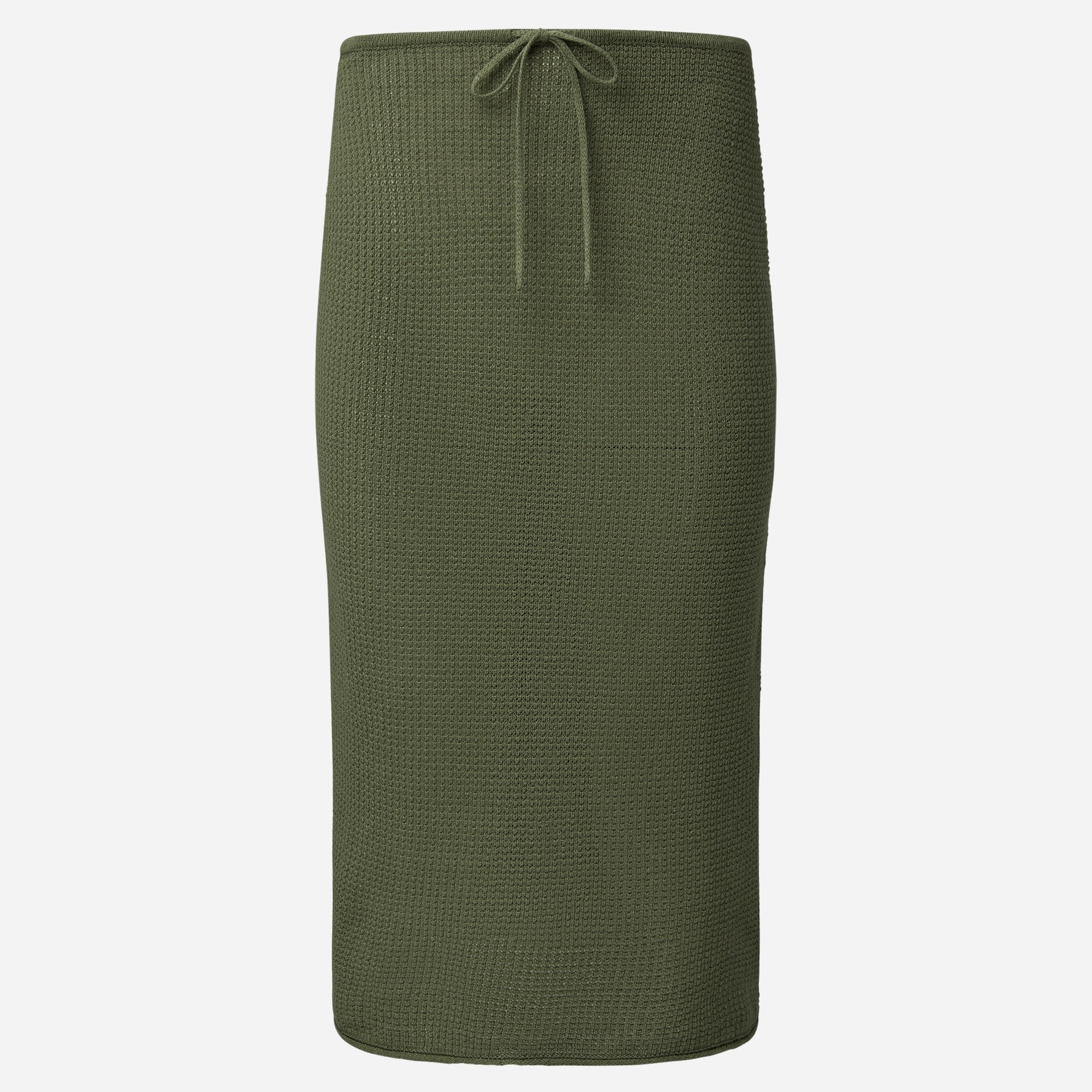 womens Onia linen knit low-rise mini skirt